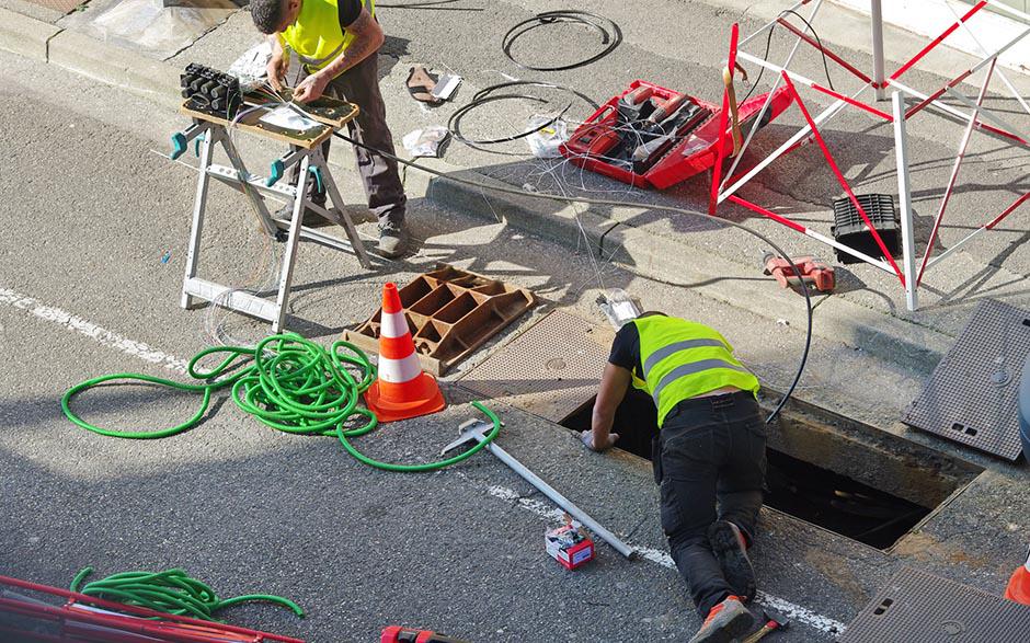 canalisation assainissement Éragny